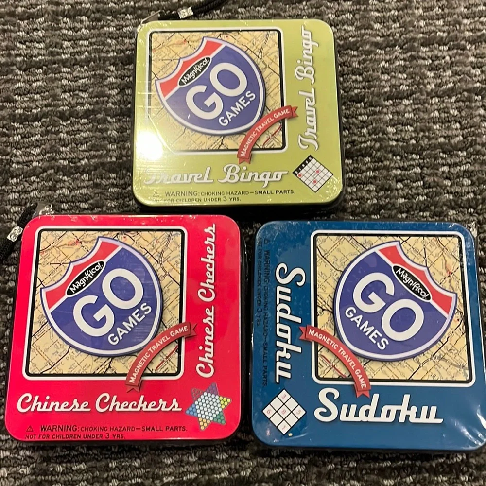 3 Travel magnetic games